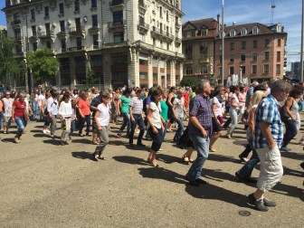 Linedance Flash Mob Biel 13-Jun-2015